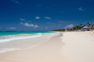 widok plaży na dominikanie